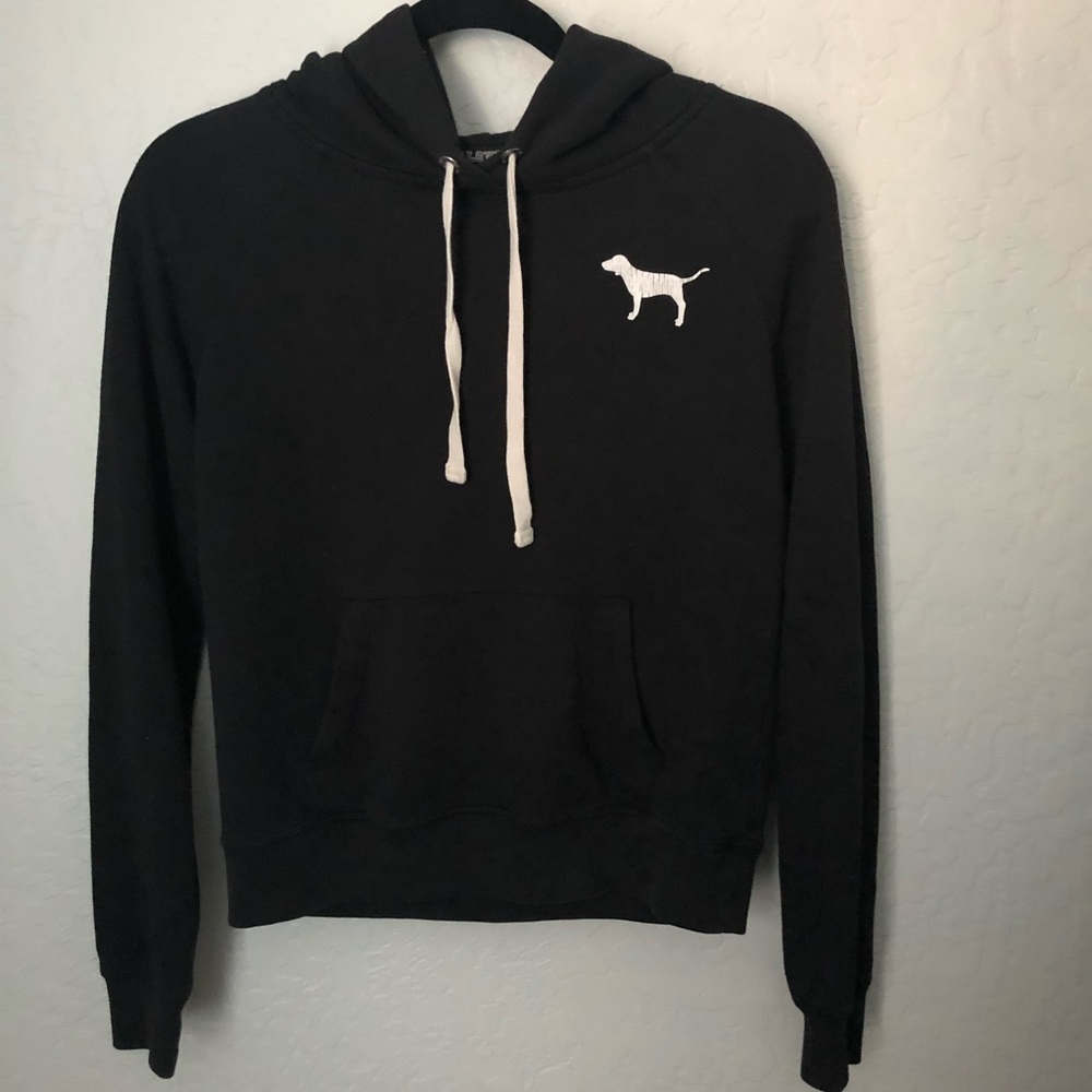 PINK by Victoria Secrets Black Pullover Sweater